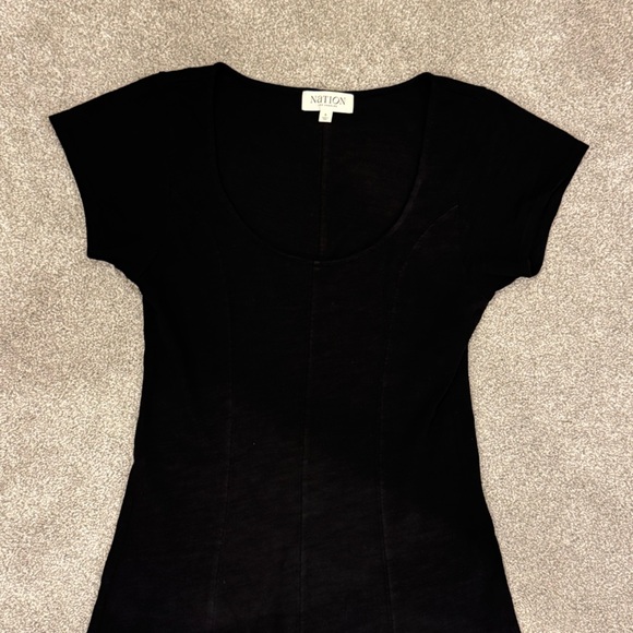 Nation Ltd Womens Mariana Midi Dress Black Size Small Like New - Picture 7 of 11
